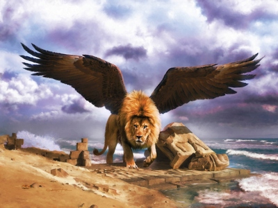 Lion With Eagle Wings Download free